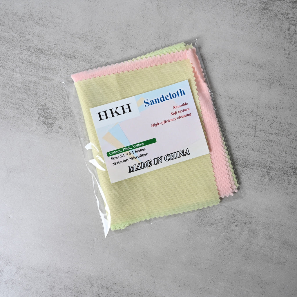 HKH Premium Polishing Cloth Non-Abrasive Sandcloth for Jewelry, Glasses, Electronics & Delicate Surfaces