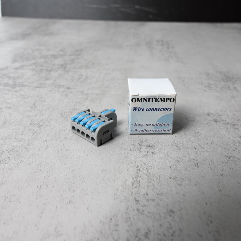 OMNITEMPO Wire Connectors Terminal Connector Blue for Automotive Marine Industrial Electrical Wiring