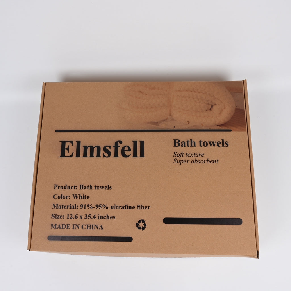 Elmsfell Premium Ultra Soft Cotton Bath Towels Luxury Hotel Collection for Bathroom Spa Home