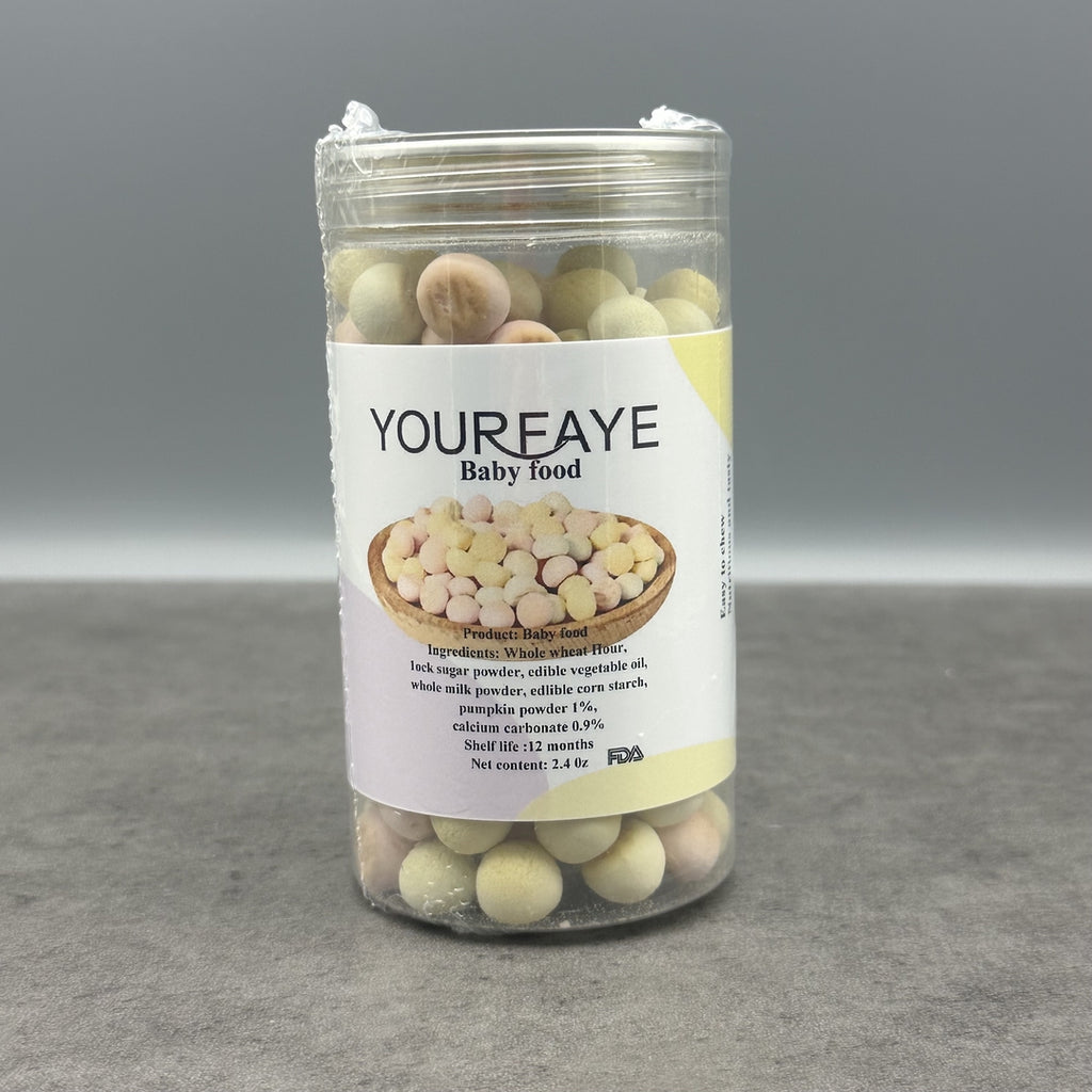 YOURFAYE Organic Baby Food - Ocean World Calcium-Enriched Baby Biscuits for Infants