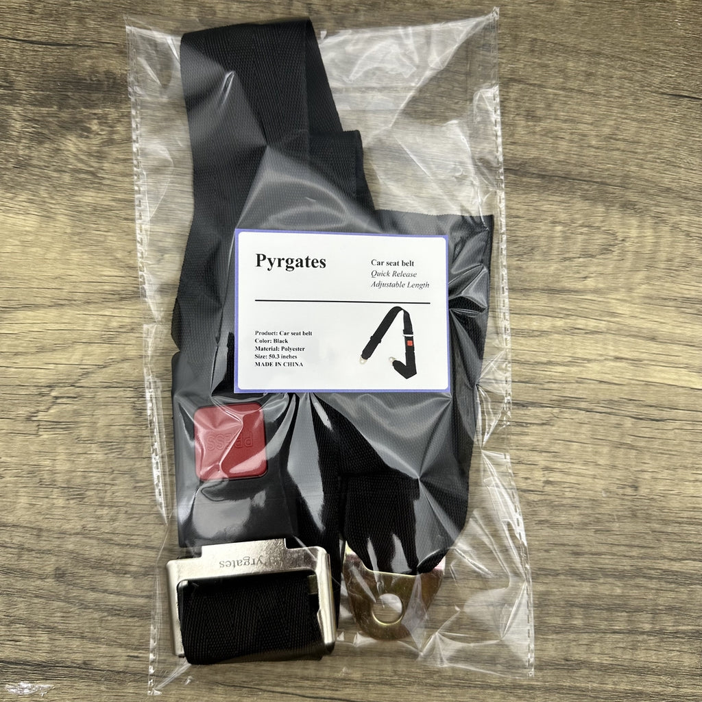 Pyrgates High-Strength Car Seat Belt with Enhanced Crash Protection and Comfortable Fit
