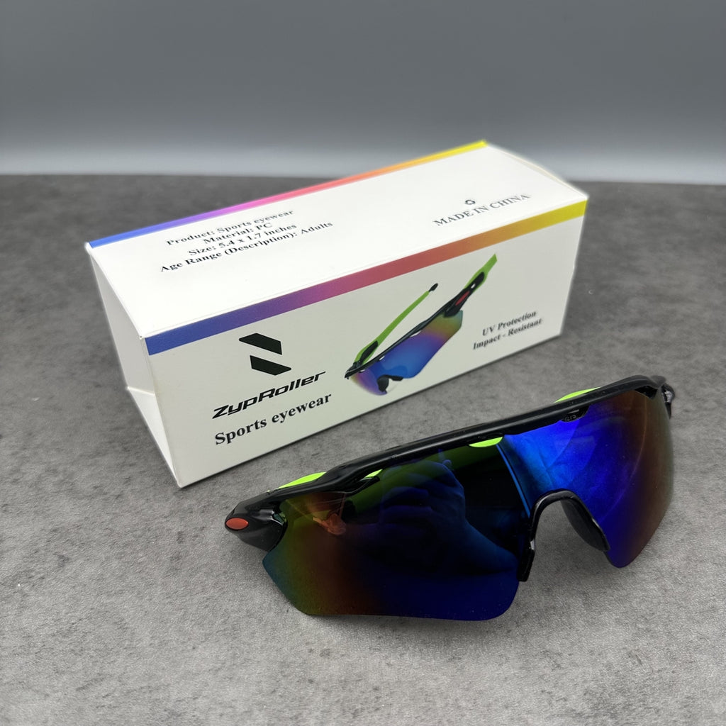 ZypRoller Professional Sports Eyewear - Premium Anti-Dust & Wind-Resistant Athletic Glasses