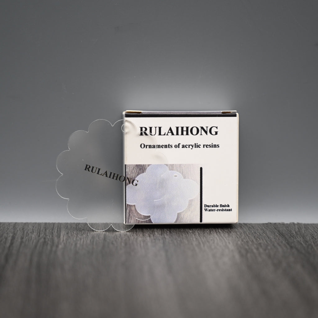 RULAIHONG Acrylic Craft Template Board - DIY Ornaments of Acrylic Resins for Keychain and Pendant Making