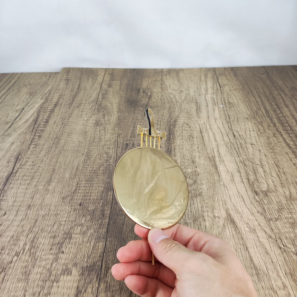 MAIDO JAPAN Elegant Gold Clock and Watchmaking Pendulums - 3.1 x 6.2 Inches Metal Design