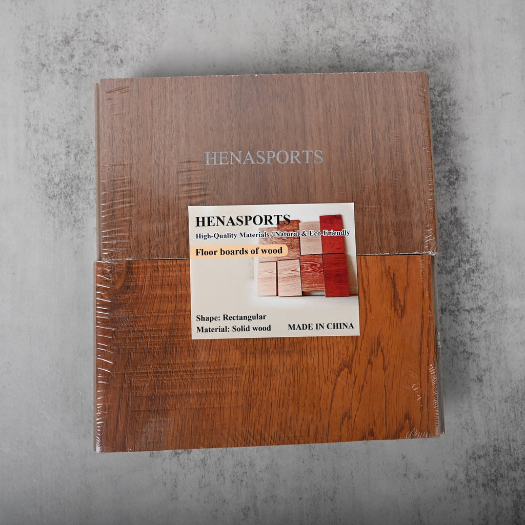 HENASPORTS Floor Boards of Wood Solid Wood Flooring Sample Real Hardwood Color and Grain Check