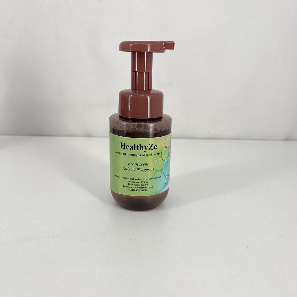 HealthyZe Amino Acid Antibacterial Hand Sanitizer - Luxury Foam Hand Wash Mousse