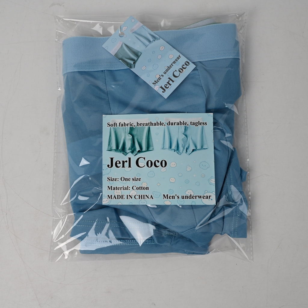 Jerl Coco Mens Underwear Cotton Boxer Briefs Soft Breathable Durable for All Day Comfort