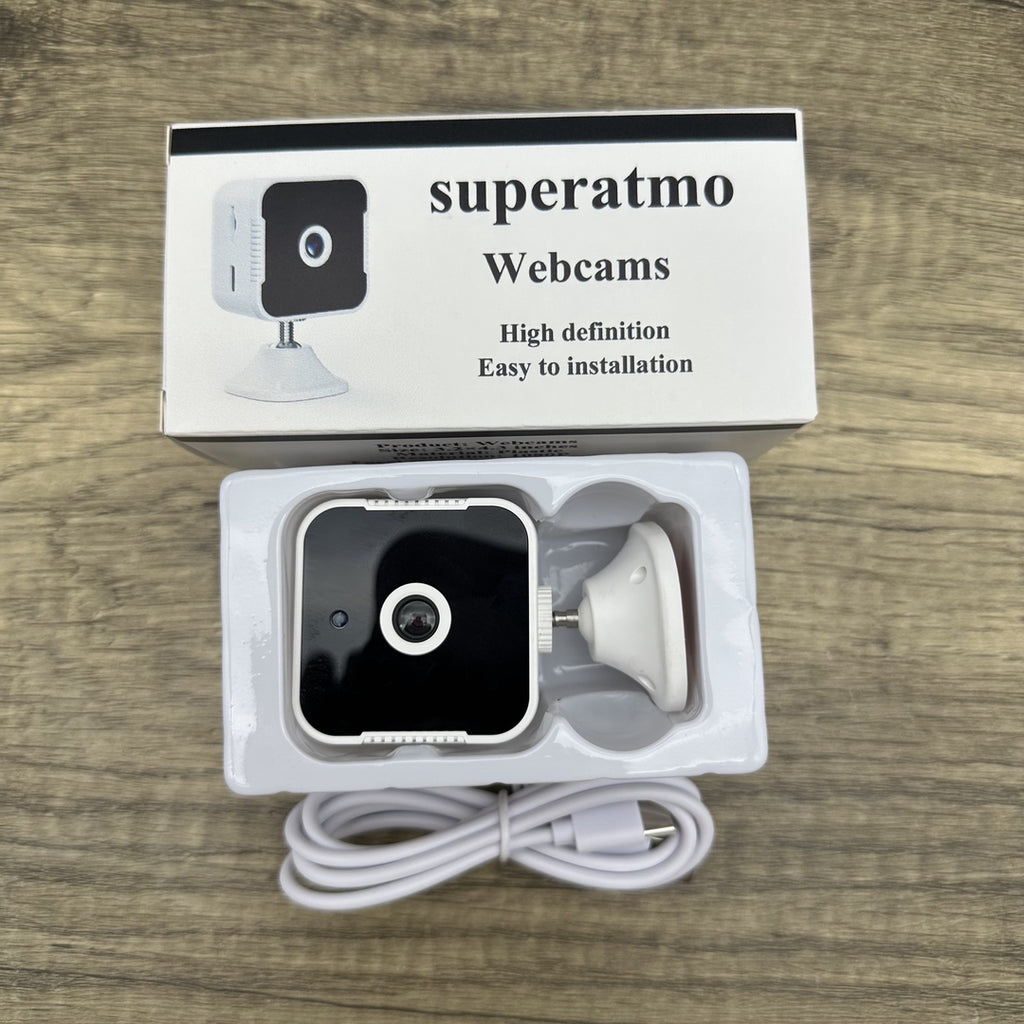 superatmo High-Definition Webcams with Advanced Night Vision and Secure Remote Monitoring