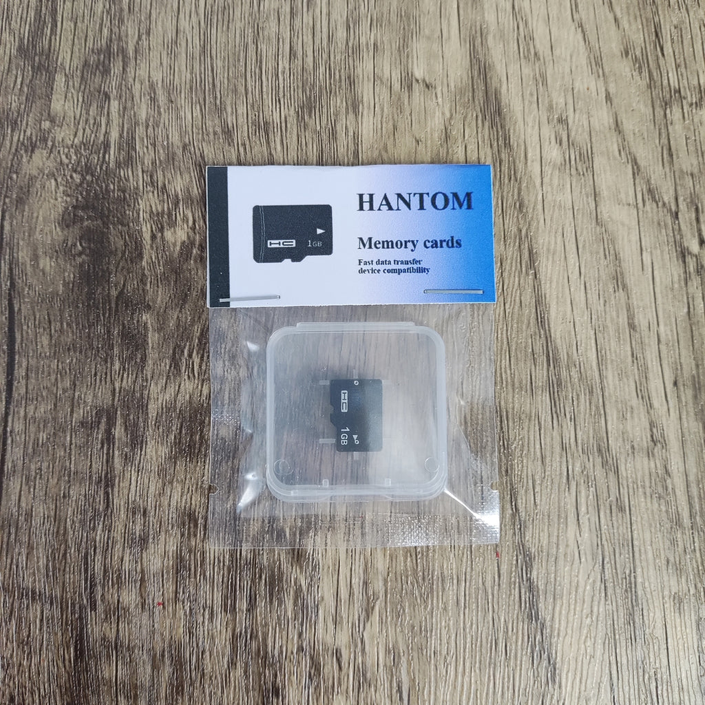 HANTOM 1GB Blank Flash Memory Cards – Durable and Portable, Sleek Black Design