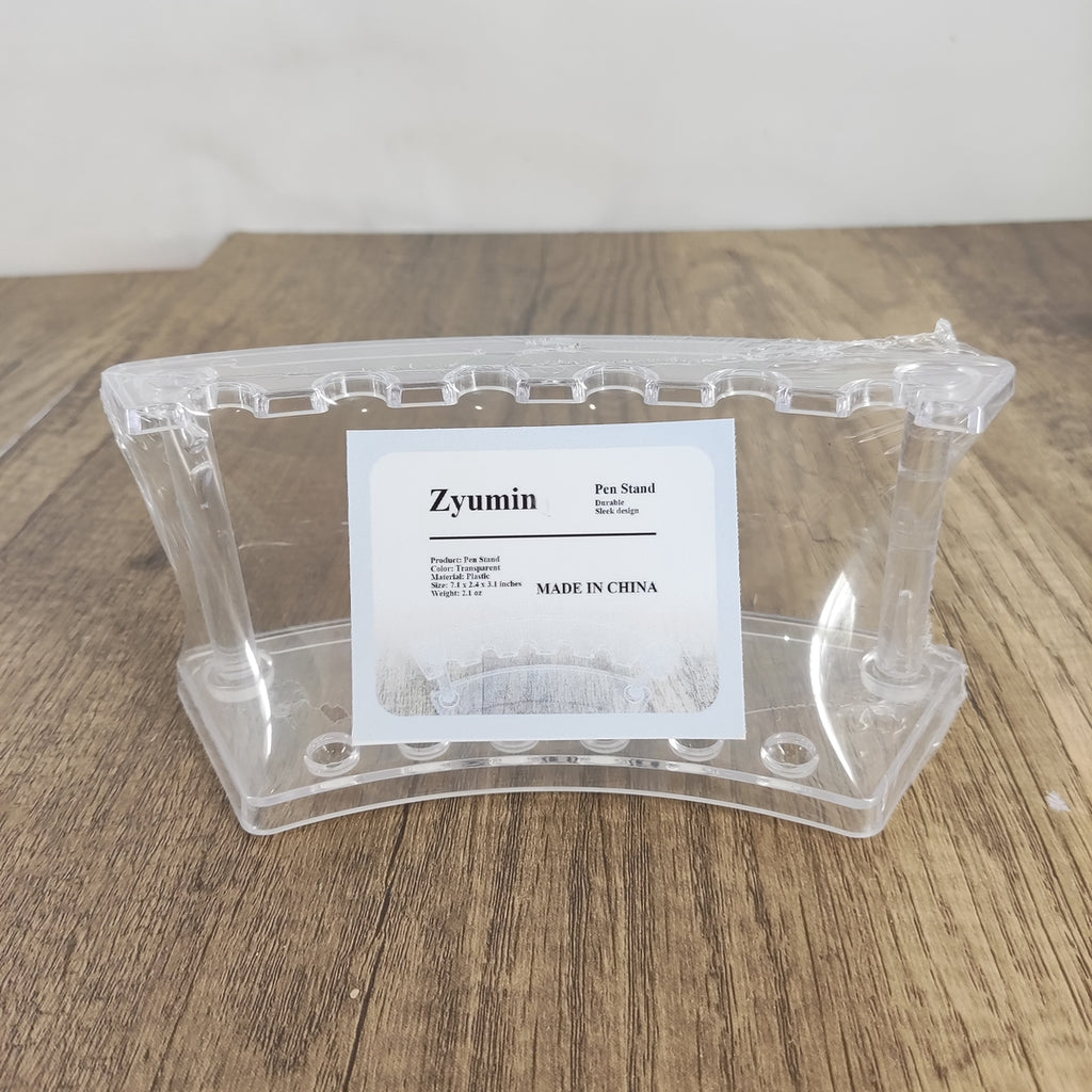 Zyumin Pen Holder - Transparent, Acrylic
