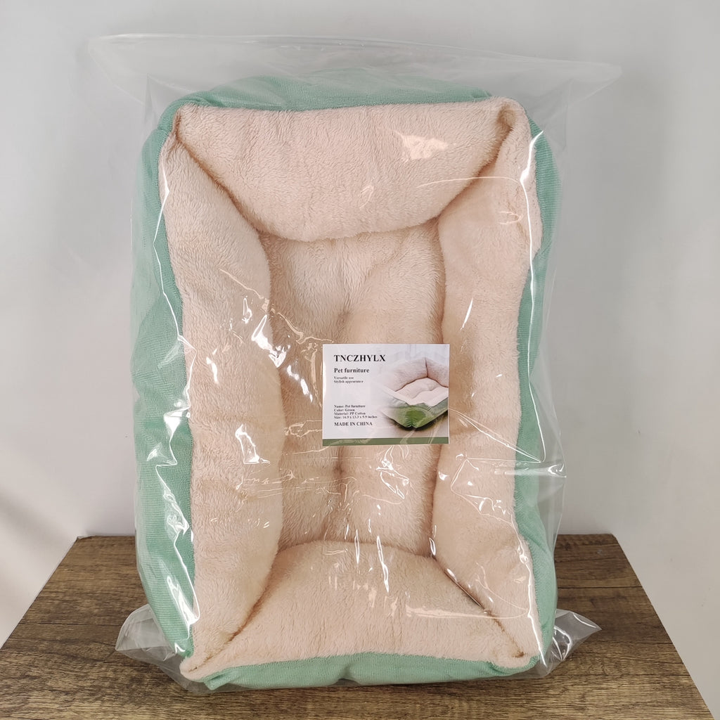 TNCZHYLX Pet Furniture Soft Pet Beds with Anti-Slip Bottom