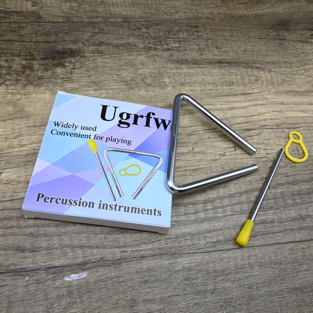 Ugrfw Percussion Instruments Triangle High Quality Durable Versatile for Musicians and Performances