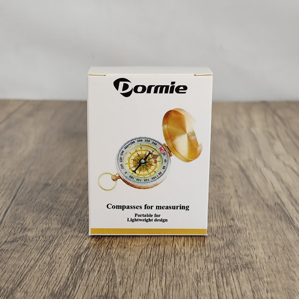 Dormie Gold Copper Compass for measuring | Durable & Reliable Navigation