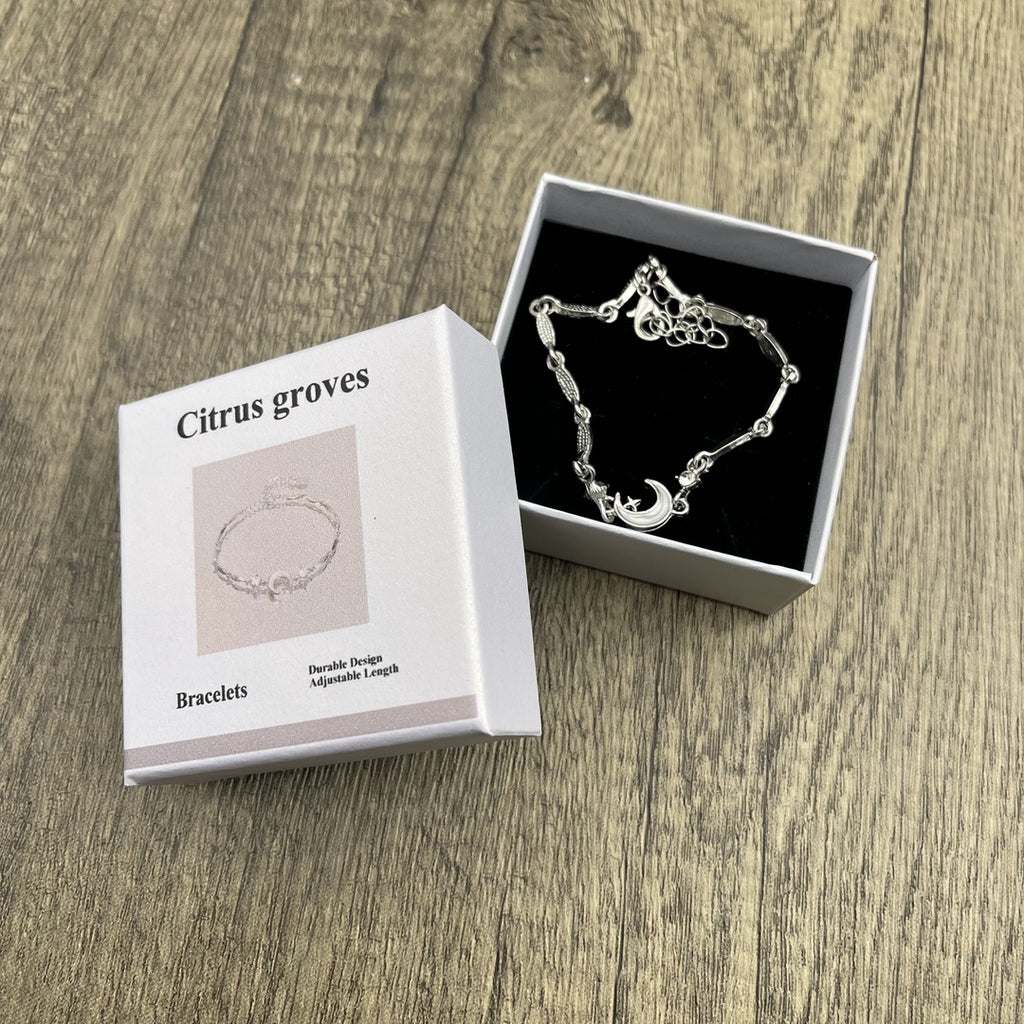 Citrus groves Charming Cartoon Starry Hand Bracelet - Adorable Handmade Jewelry for Students and Couples