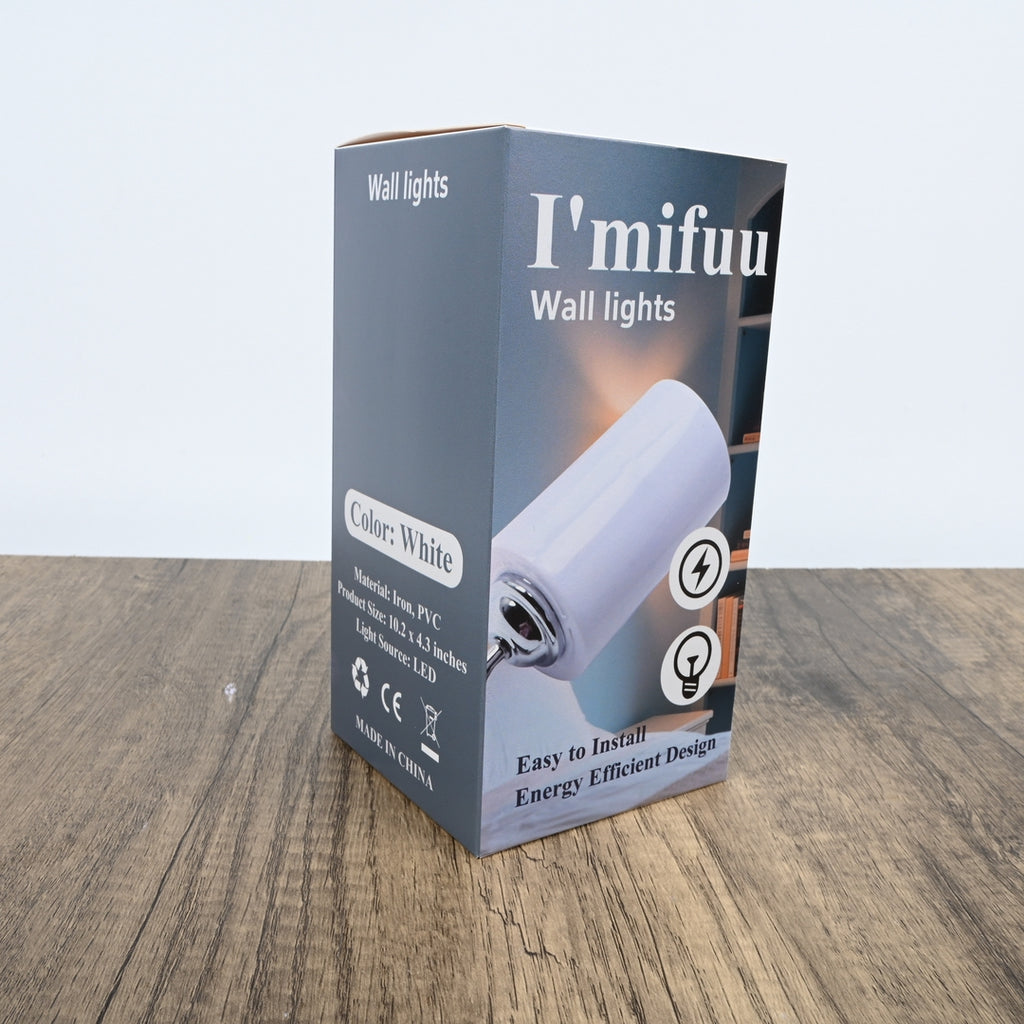 I'mifuu Modern LED Wall Light - Minimalist Indoor Wall Light with Energy-Efficient Design