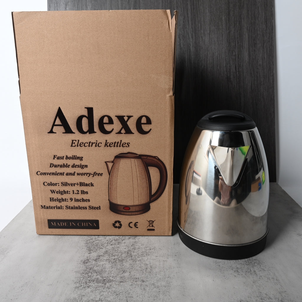 Adexe Electric Kettle Stainless Steel Rapid Boiling Durable Design