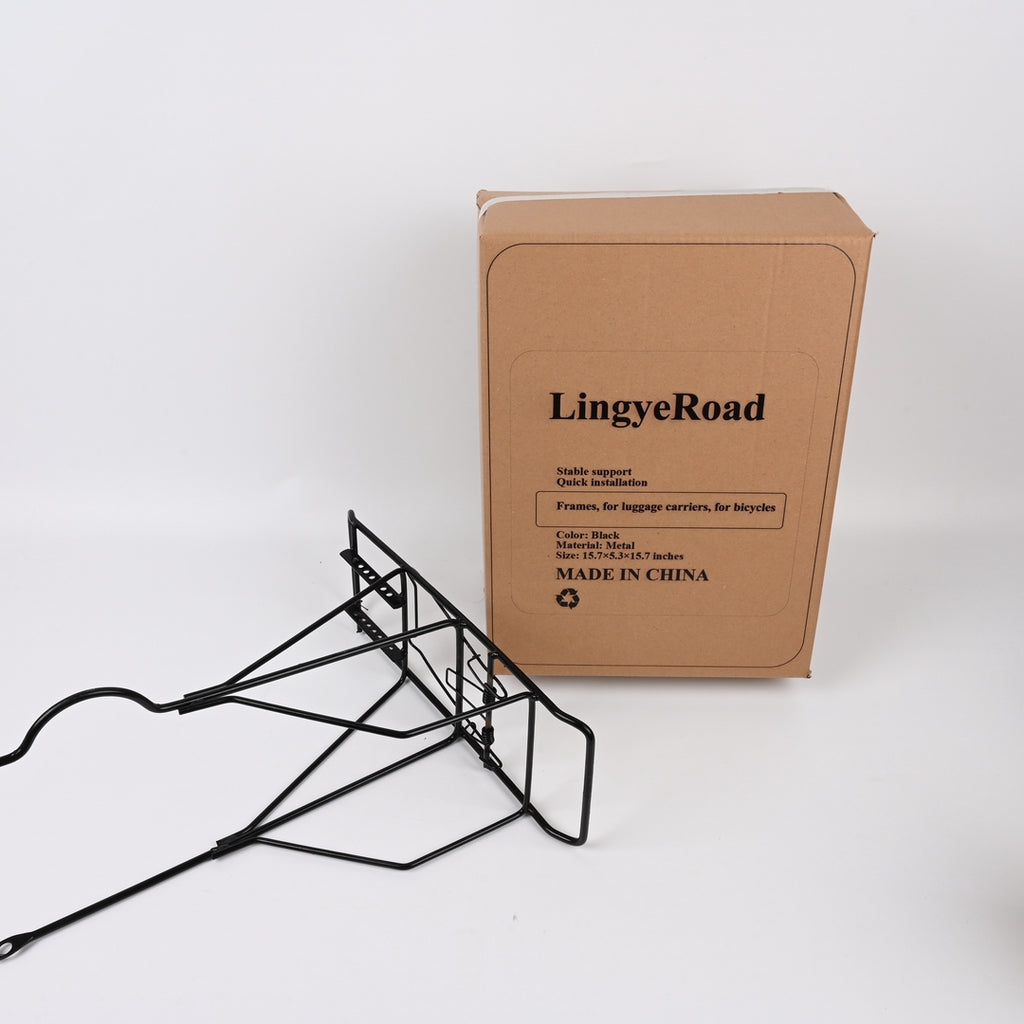 LingyeRoad Universal Bicycle Luggage Rack Durable Frames for Luggage Carriers for Bicycles