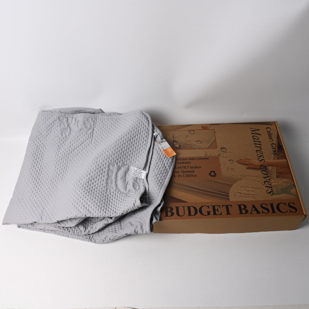 BUDGET BASICS Premium Quilted Mattress Covers Waterproof Protector With Breathable Technology For All Season Protection