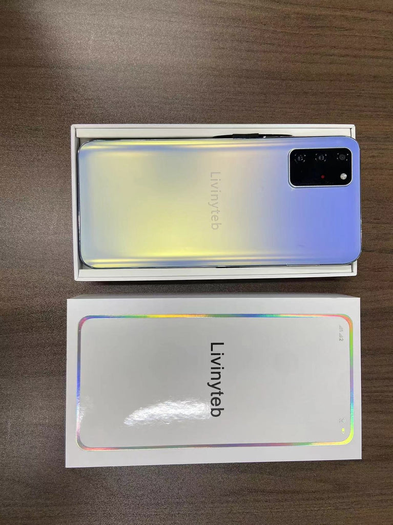 Livinyteb 4G LTE Smartphones, Unlocked Dual SIM, 6.2 Inch Display, 128GB - Global Version