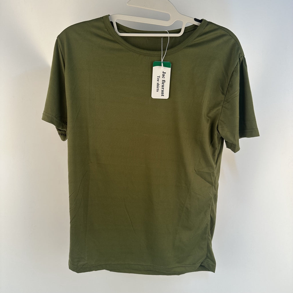 Jac fleurant Green Tee Shirts - Cotton T-Shirt for Men and Women, Casual Soft Tee