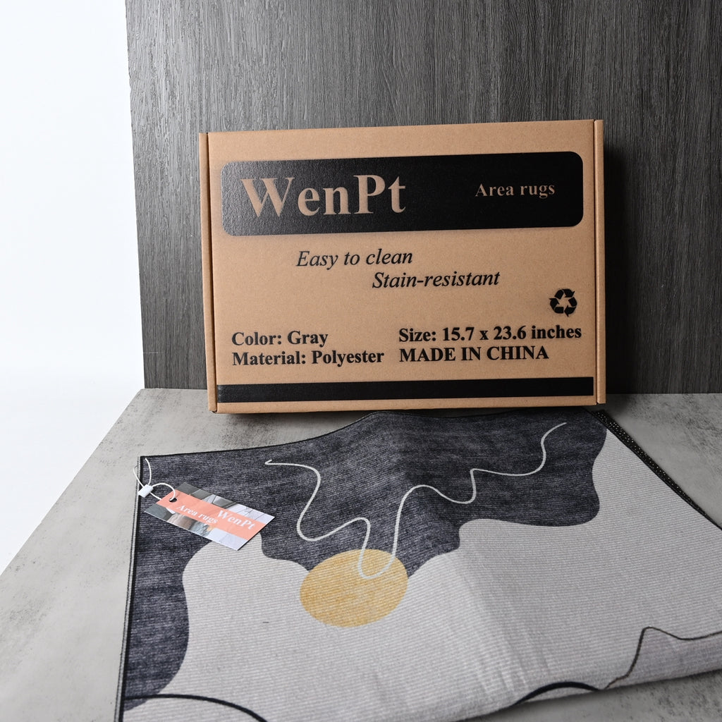 WenPt Area Rugs Textile Floor Mats Stylish Comfortable Durable Easy Clean