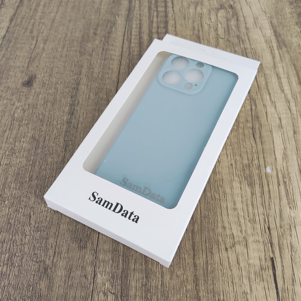 SamData Cell Phone Cases - iPhone 15 Pro Max Case - Baby Blue