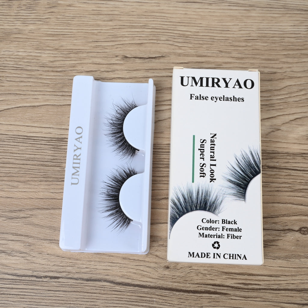 UMIRYAO Black False Eyelashes Dramatic Volume & Length Reusable False Eyelashes for Everyday & Special Occasions