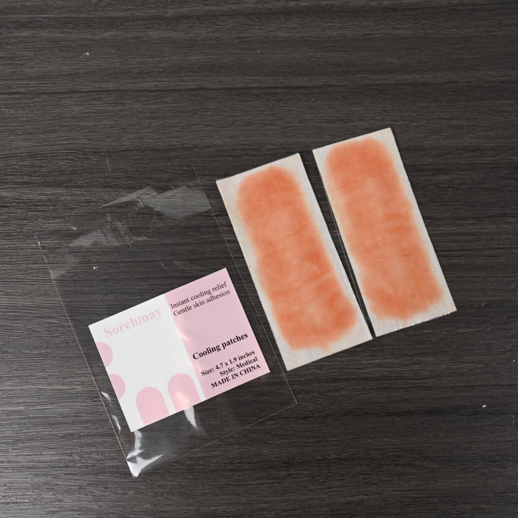 Sorchmay Cooling Patches Hydrogel Fever Reducer Headache Relief for Kids and Adults