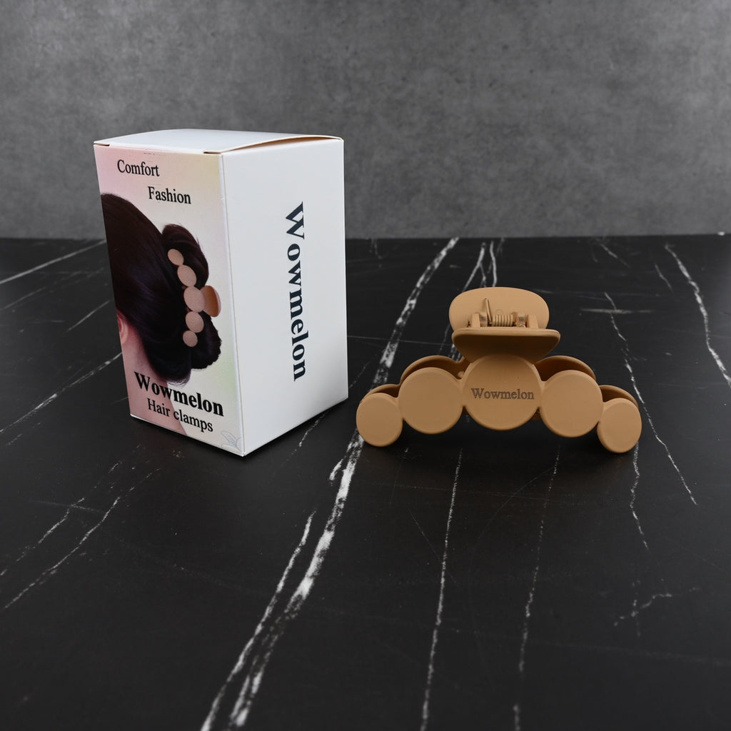 Wowmelon Khaki Hair Clip Versatile Styling Hair Clamp for All Hair Types, Durable & Easy to Use
