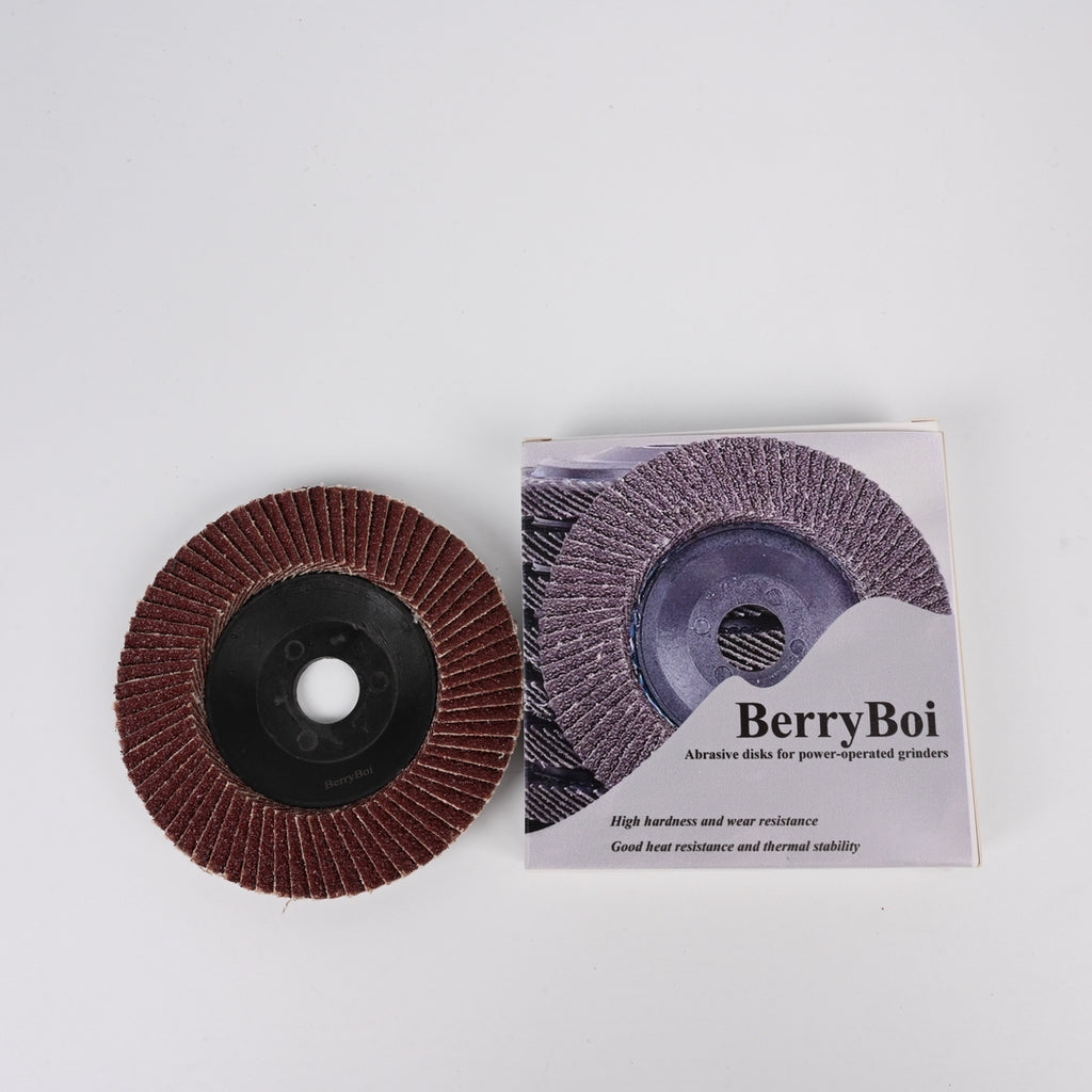 BerryBoi Professional Abrasive Disks for Power-Operated Grinders - Metal Cutting Flap Disc withina
