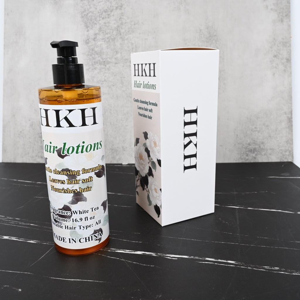 HKH White Tea Scent Shampoo Gentle Nourishing Hair Lotion for Daily Cleansing