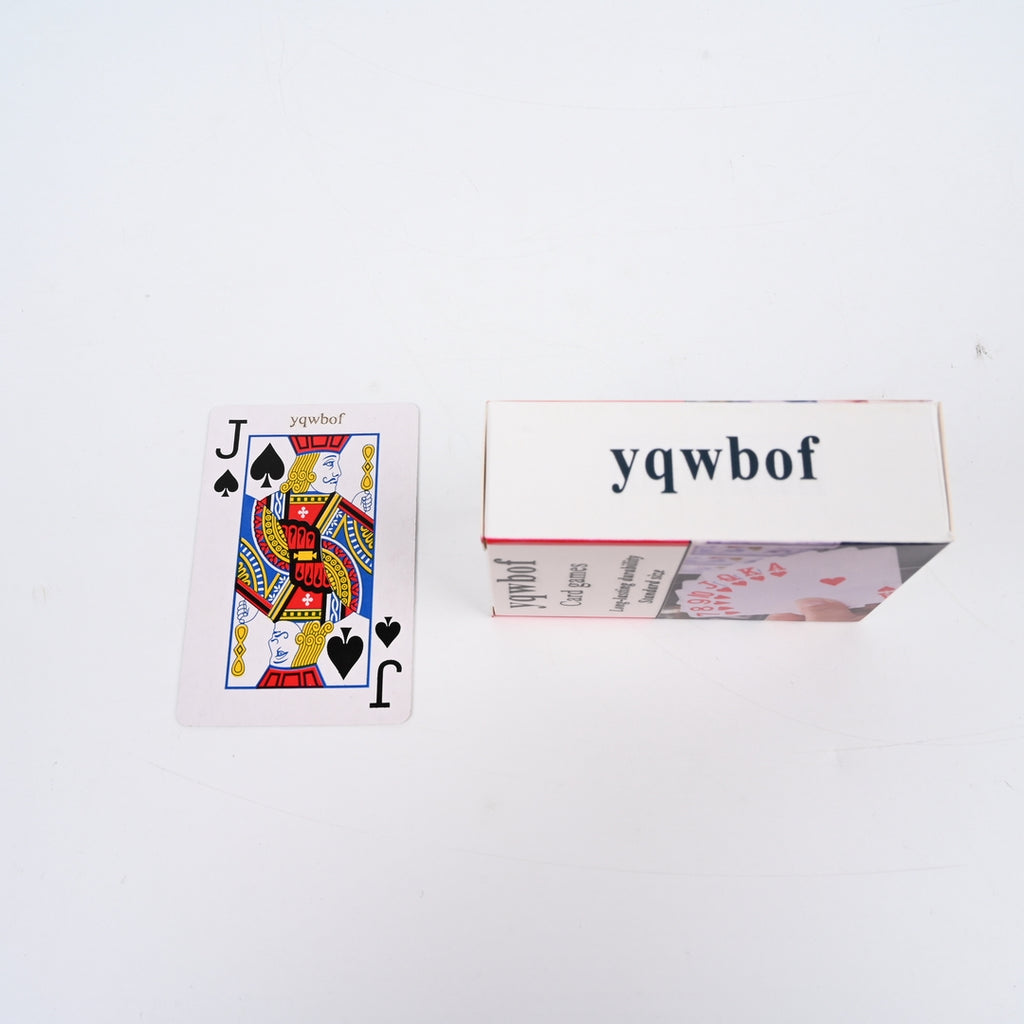 yqwbof Professional Poker Playing Card Games Durable Casino Grade Card Games for Game Nights