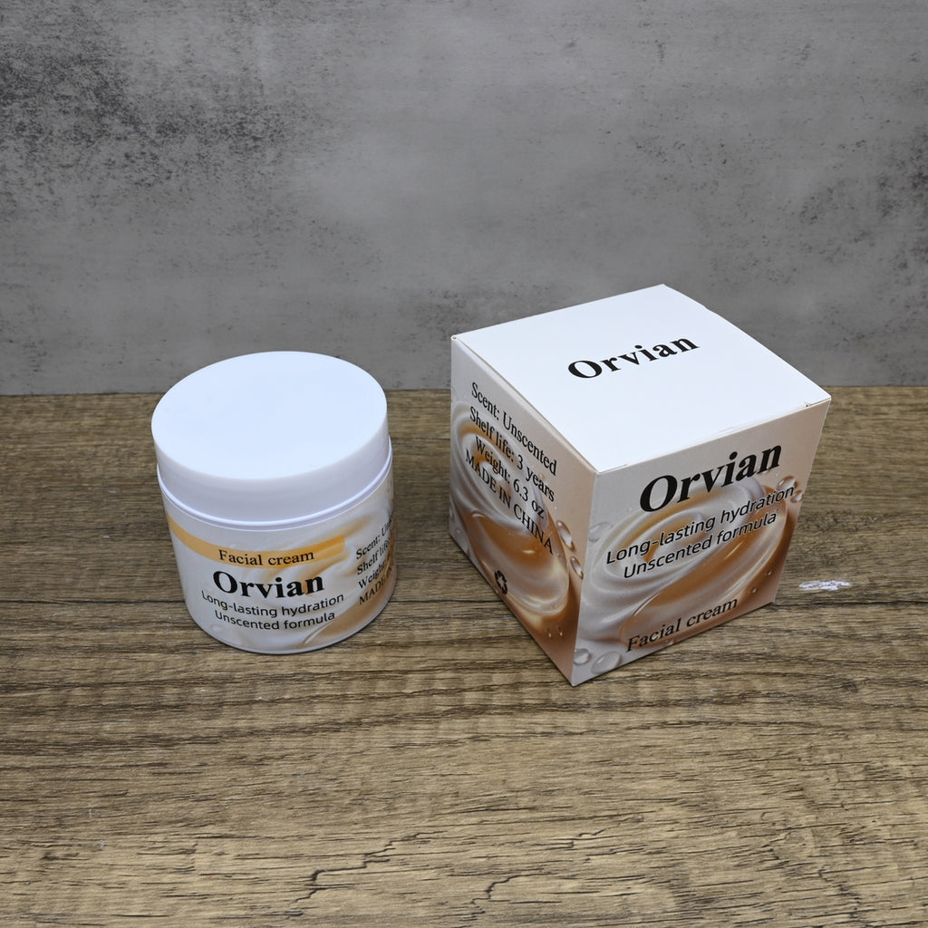 Orvian Facial Cream Moisturizing Cream Unscented 24 Hour Hydration Soothes Skin for Daily Use