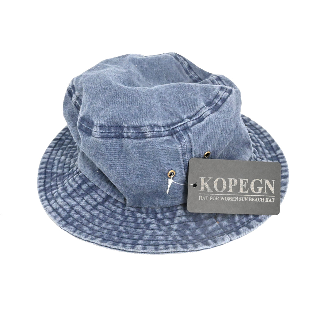 KOPEGN  Hat for Women Washed Cotton Packable Womens Bucket Hat for Travel