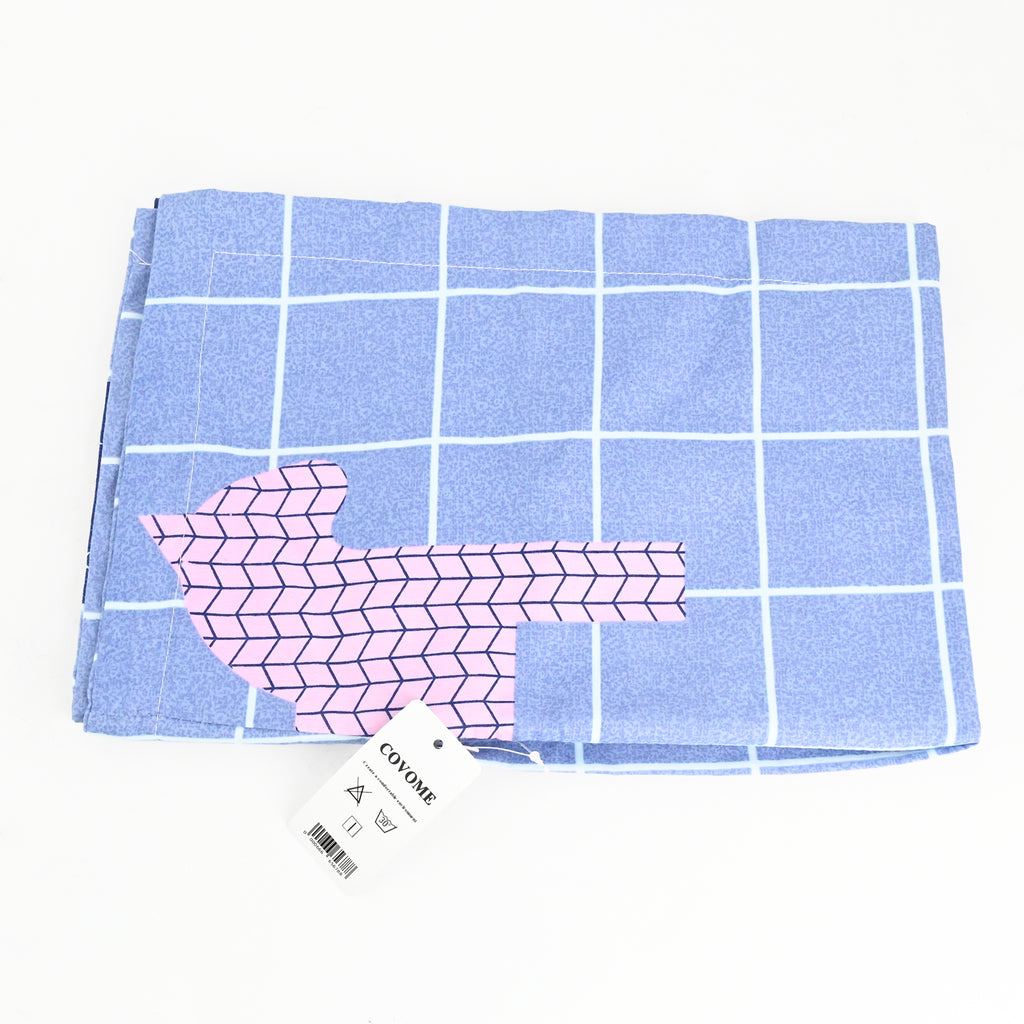 COVOME Pillow Cases Geometry Pattern, Blue