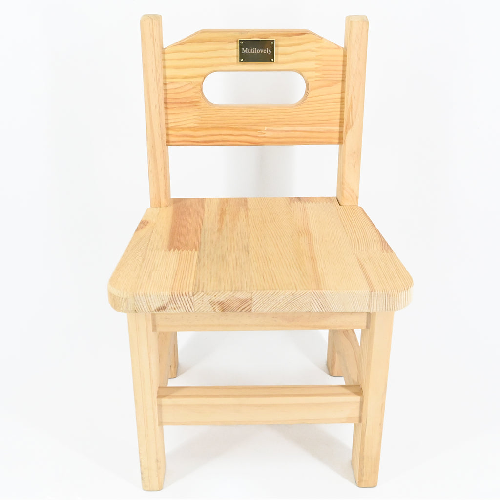 Mutilovely Wood Chair With backrest