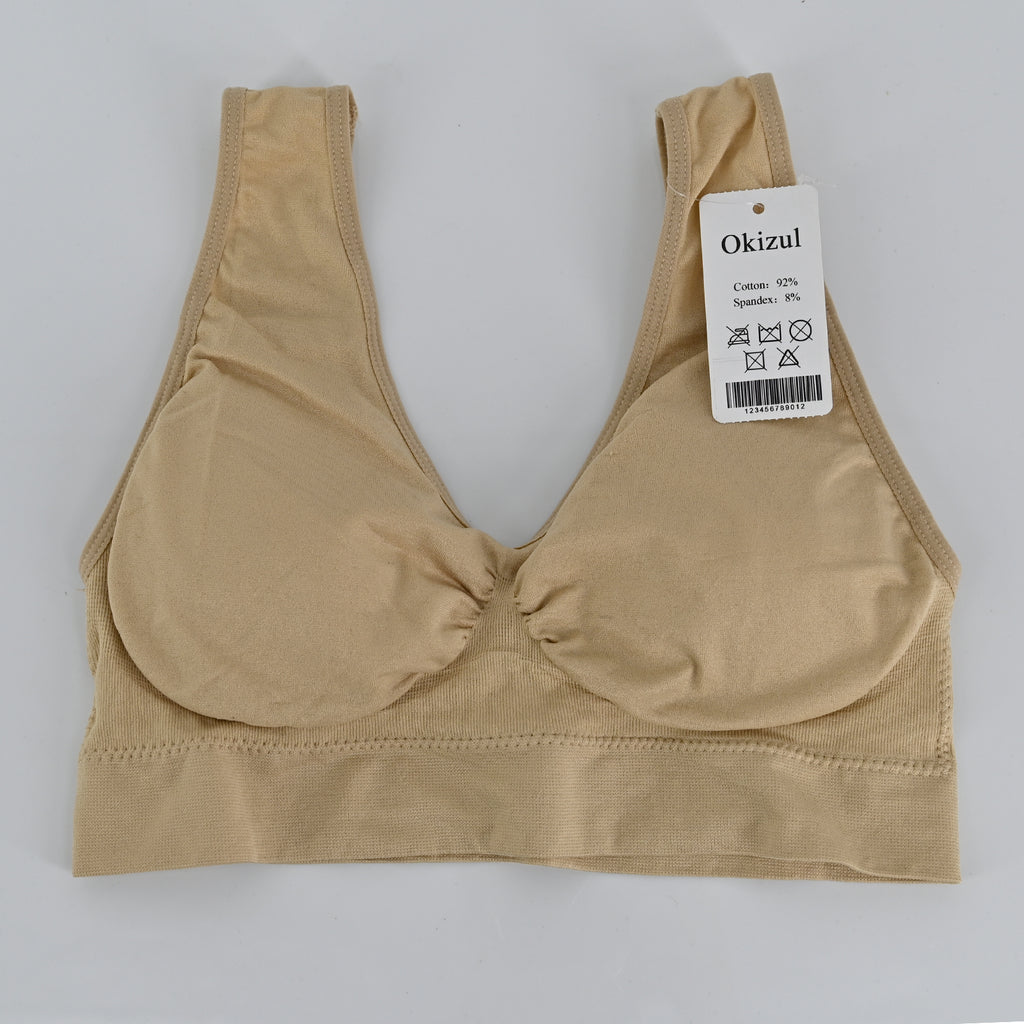 Okizul Bra Super Elasticity Ergonomic Design No Steel Ring