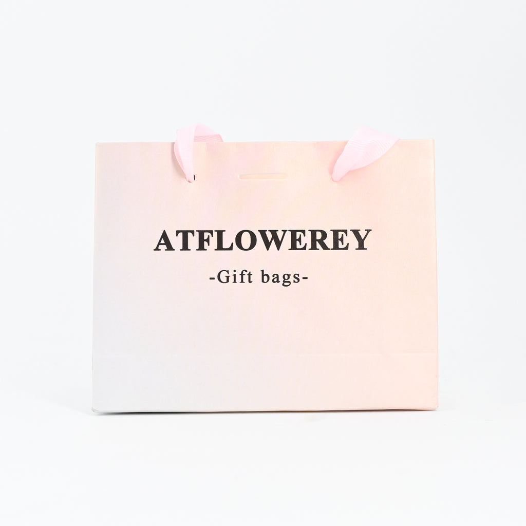 AtFlowerey™ portable Gift bags, Gradient pink