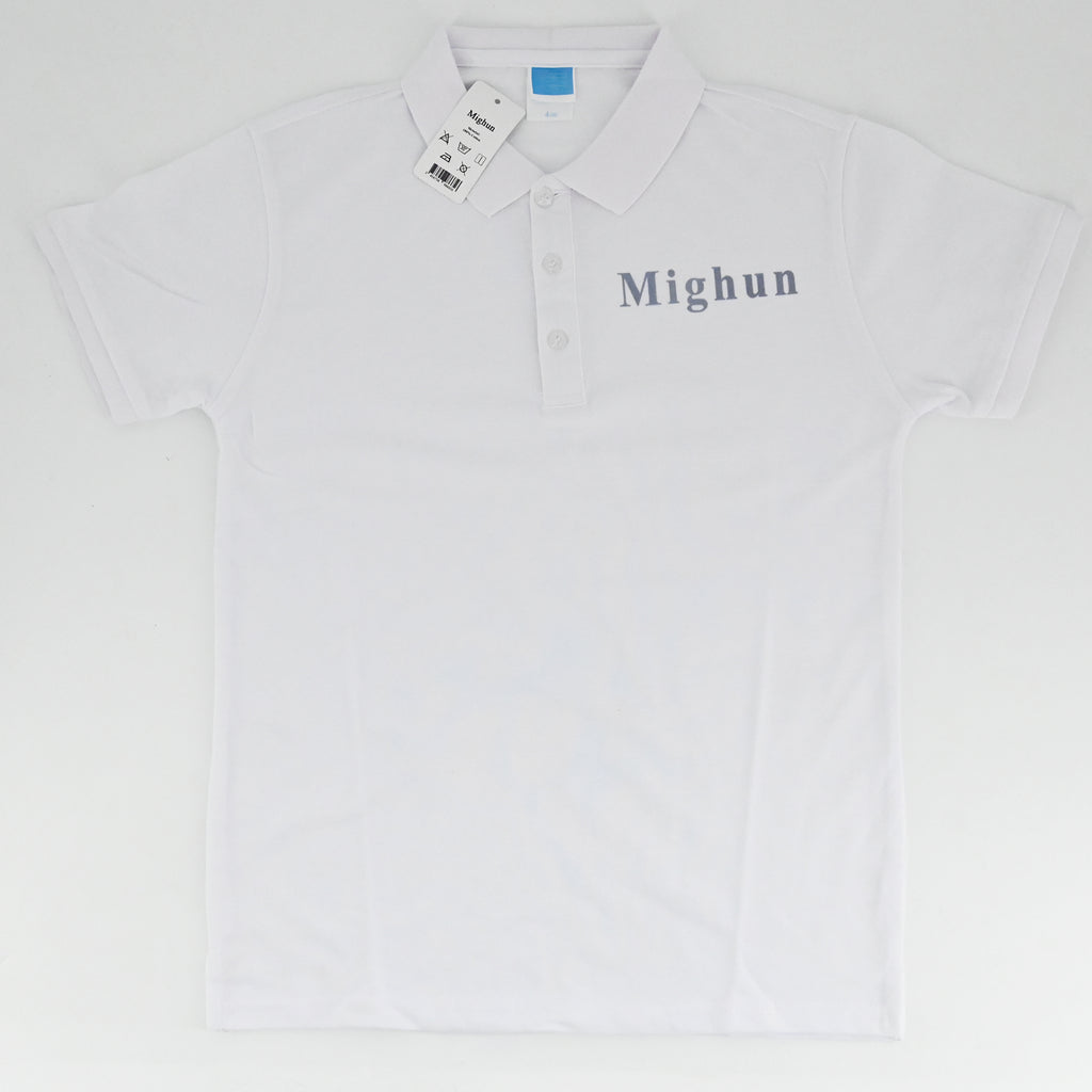 Mighun Polo shirts Short-Sleeve, White