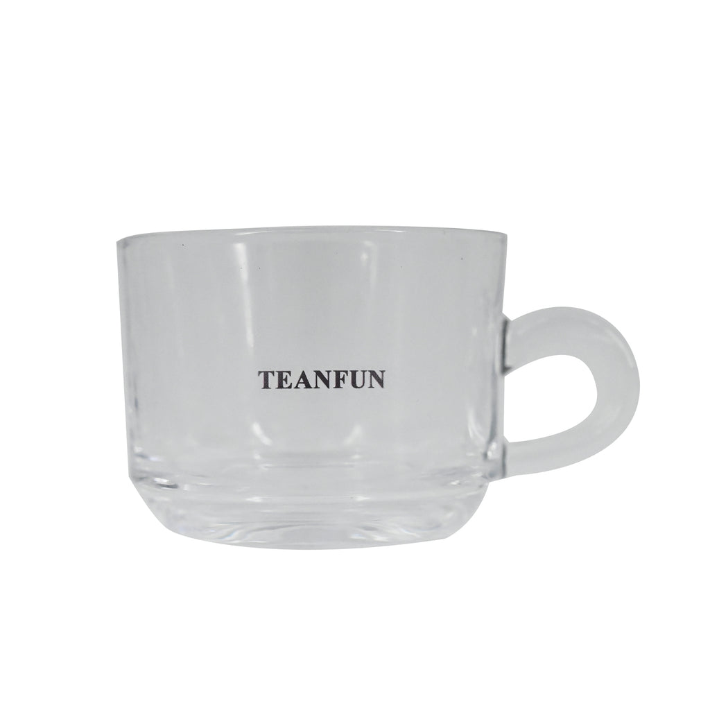 TEANFUN Glass Cups, Glass Mug for tea, coffee