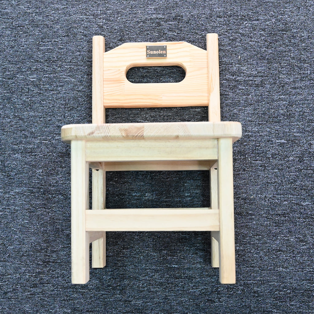 Sunolen Wood Chair With backrest