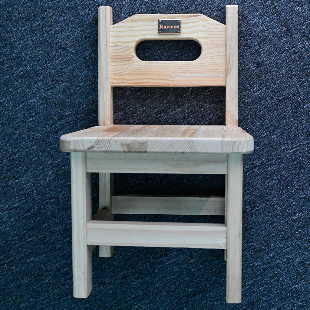 Ruemos Wood Chair With backrest