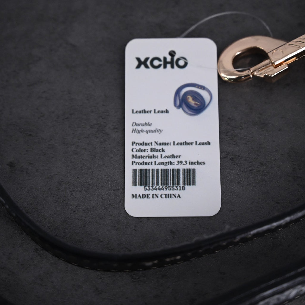XCHO 39.3 inches Thin Leather Cord, Durable and Wear-Resistant, Black