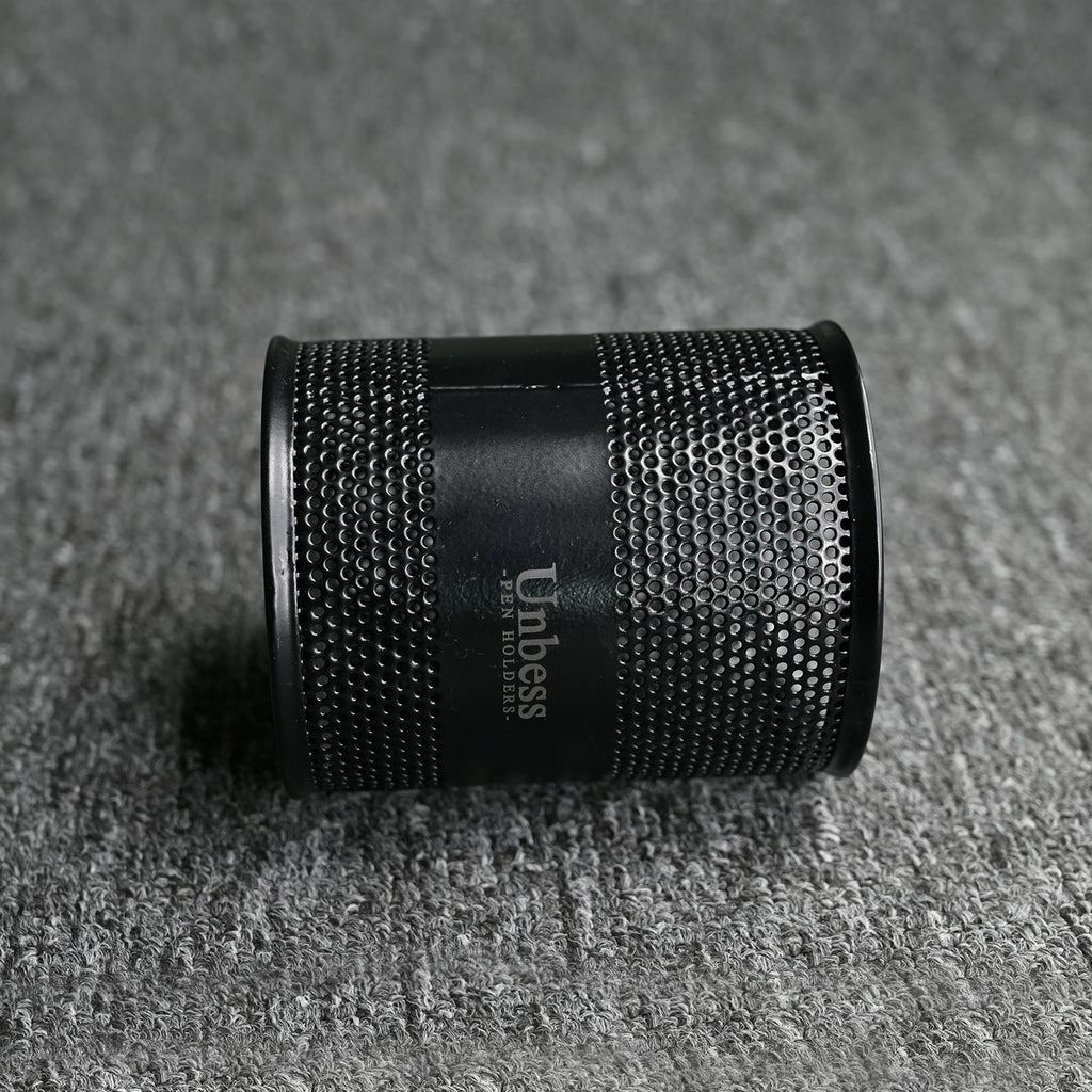 Unbess Basics Wire Mesh Pen Holder, Black