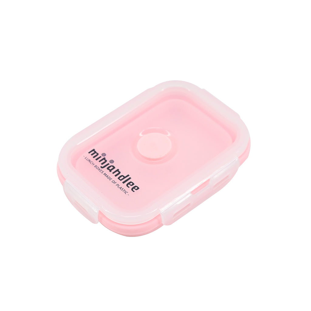 minjandlee Lunch Boxes Made of Plastic in Pink