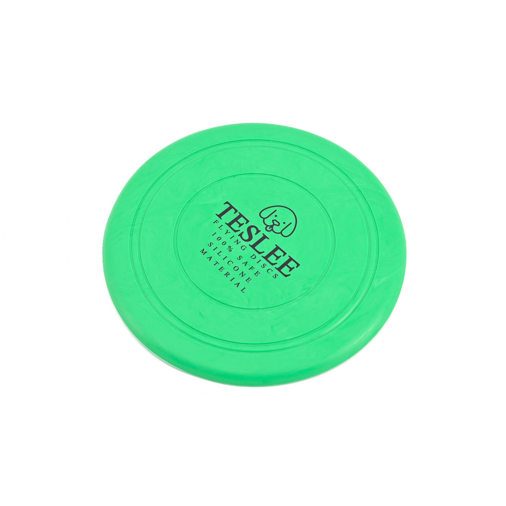TESLEE Pet Toy Flying Discs in Green