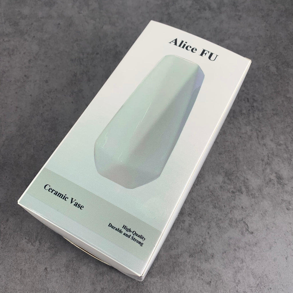Alice FU Ceramic Vase In White