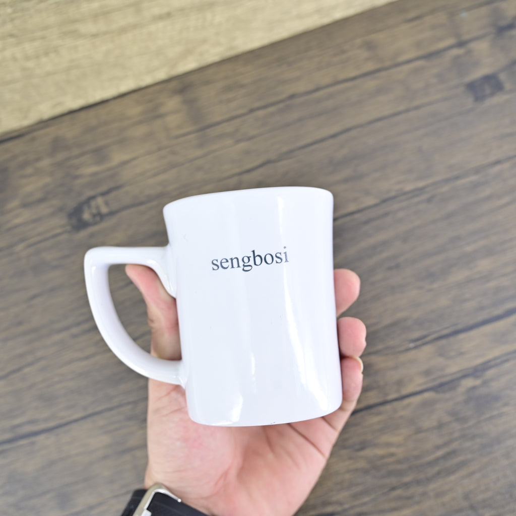 sengbosi Ceramic Mug Coffee Milk Cup Creative Present Cute Gift