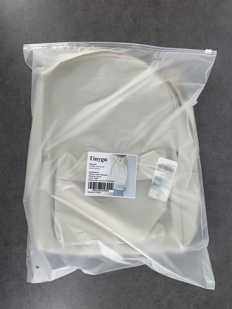 Tinygu Lightweight Daypacks Backpacks College School Bookbag For Men Women In White