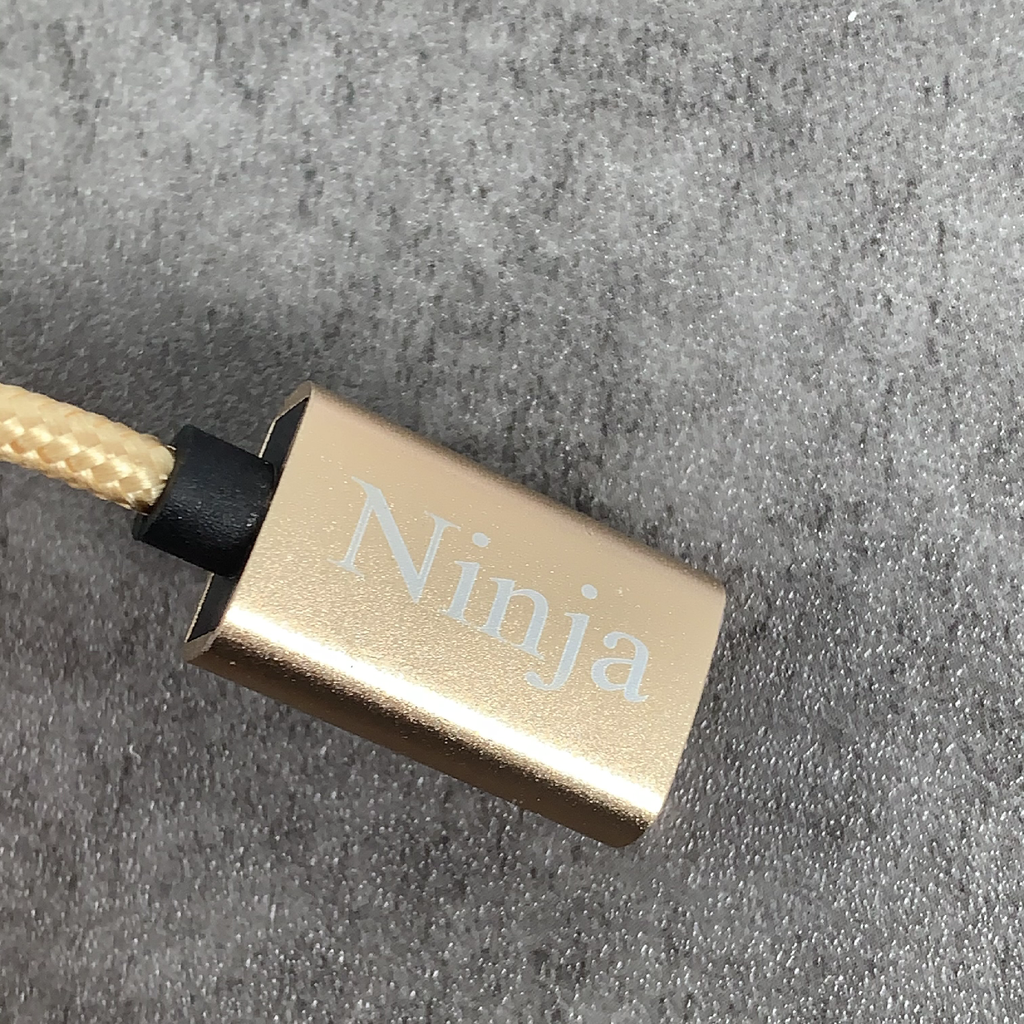 Ninja Computer OTG Data Cable Type-C to USB Transfer Cable Car U Disk Cable in Gold